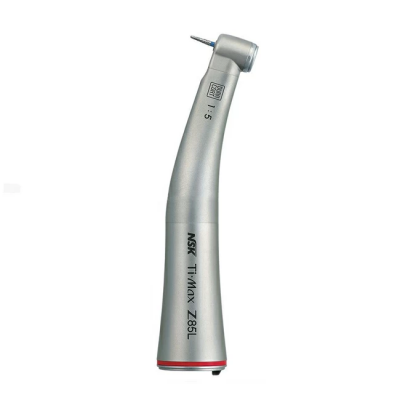 Ti-Max Z85L наконечник ортопедический для микромоторов, угловой 1:5 с подсветкой, внутренний 1-й спрей, с кнопочным зажимом бора купить
